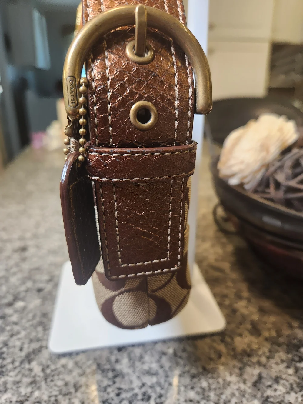 Coach Soho Vintage Signature Baguette NWOT